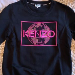 KENZO EMBROIDERED CREWNECK SWEATSHIRT